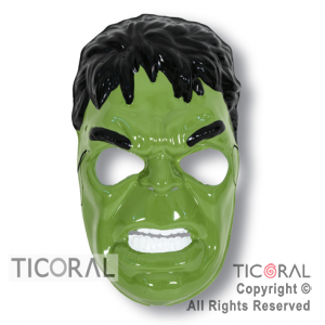 MASCARA HULK PLASTICA x 1